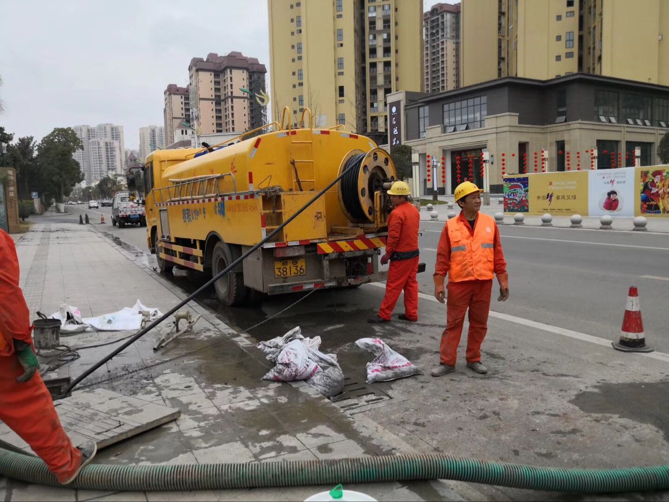 乐陵排污管道清淤-管道清洗