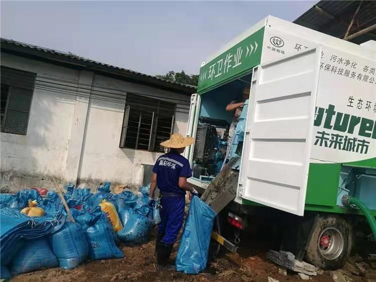 乐陵工业污泥压干处理